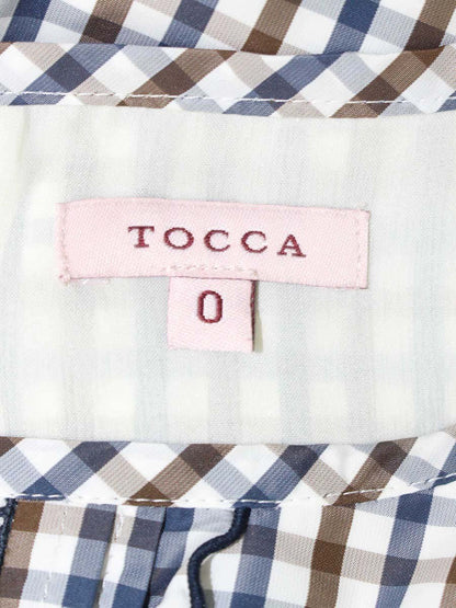 トッカ OPTOYM0585 ワンピース 0 ブラウン チェック フリル ITN912X025F2 【SALE】