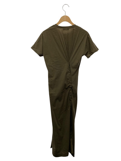イッセイミヤケ IM01FH010 ワンピース カーキグリーン スナップボタン ストレッチ ITVB97FBLAAV 【SALE】
