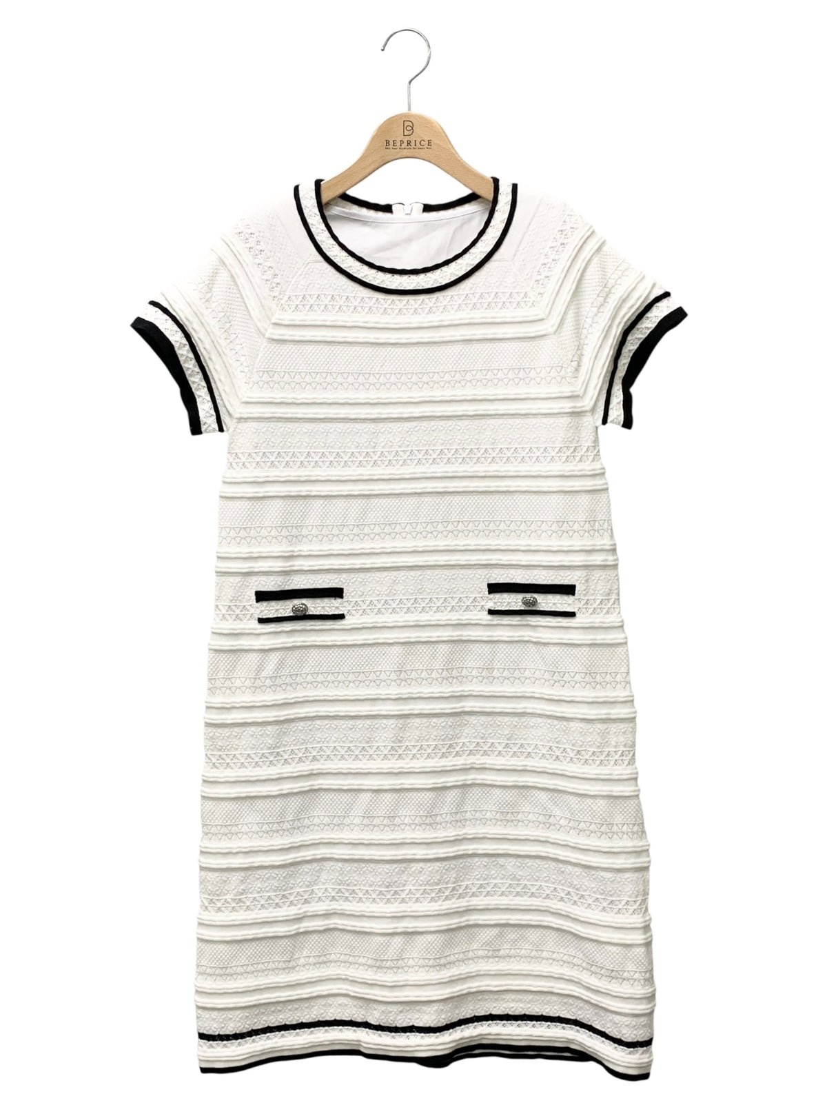 フォクシーブティック Knit Dress Florence 44634 ワンピース 38 ホワイト IT1JV0C8T6B4