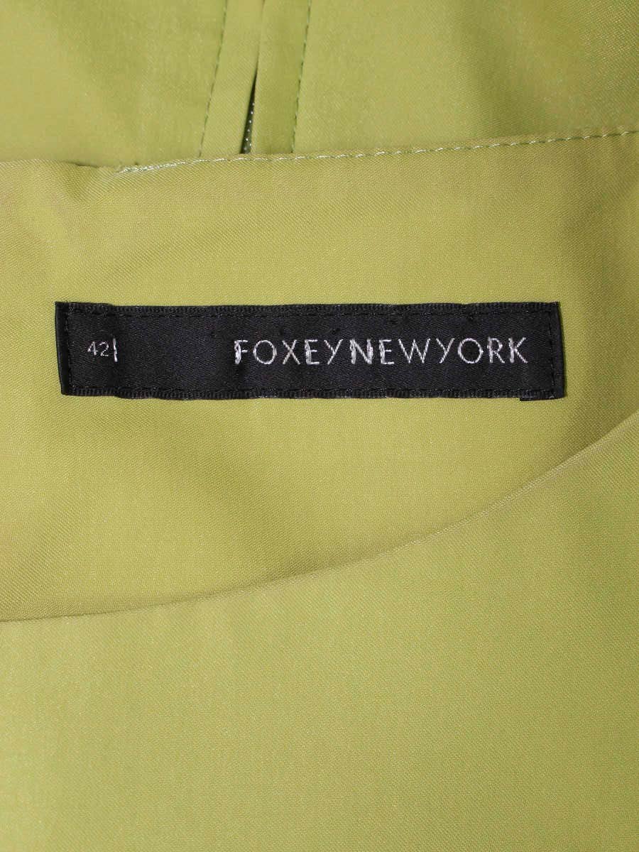 フォクシーニューヨーク 26053 ワンピース 42 グリーン サマーモニカ ITFLU96A9LKW