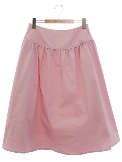 エムズグレイシー ギャザーフレアーエレガントスカート 217107 スカート 40 ピンク ITB1D5G5AXUQ