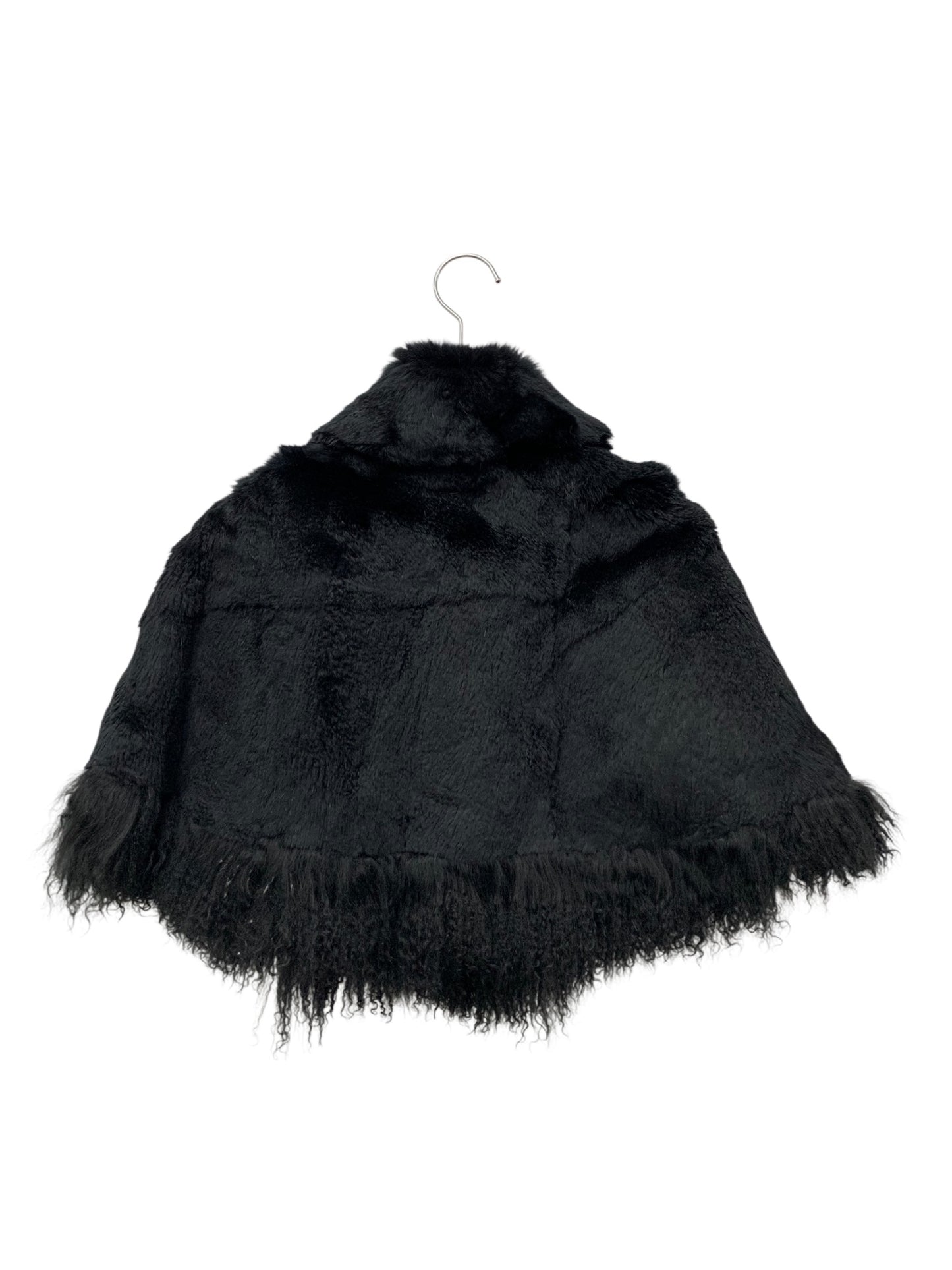 エムズグレイシー 524514 ケープ 38 ブラック ラビットファー ITND0R7QD3QW