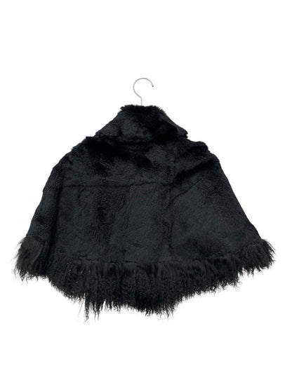 エムズグレイシー 524514 ケープ 38 ブラック ラビットファー ITND0R7QD3QW