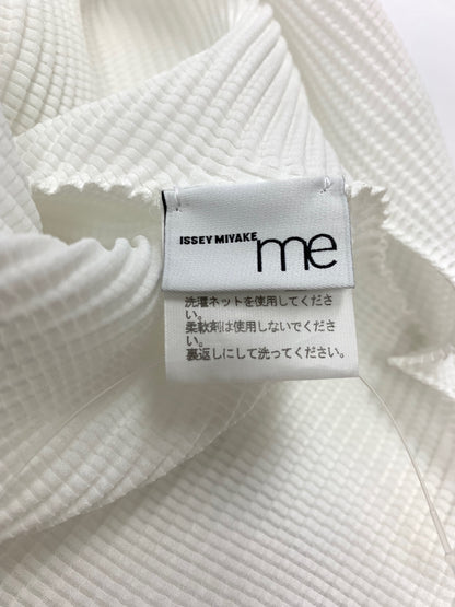 ミーイッセイミヤケ MI13FO362 カーディガン ホワイト ハイネック ITOR7TUOEJBW