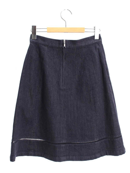 フォクシーニューヨーク Skirt INDIGO 37031 スカート 38 ネイビー ITUXLPN92Y6G