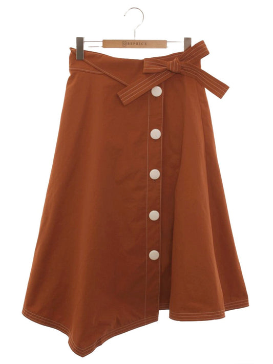 エムズグレイシー Asymmetry Skirt 917136 スカート 40 ブラウン アシンメトリー ITFFGFYH9ZKO