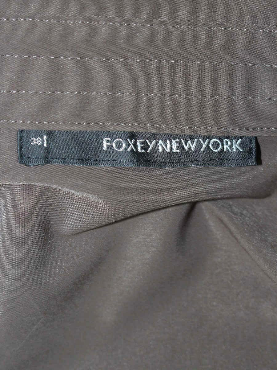 フォクシーニューヨーク モイストストレッチ 25442 ジャケット 38 ブラウン ITSKZL396J1Q 【SALE】