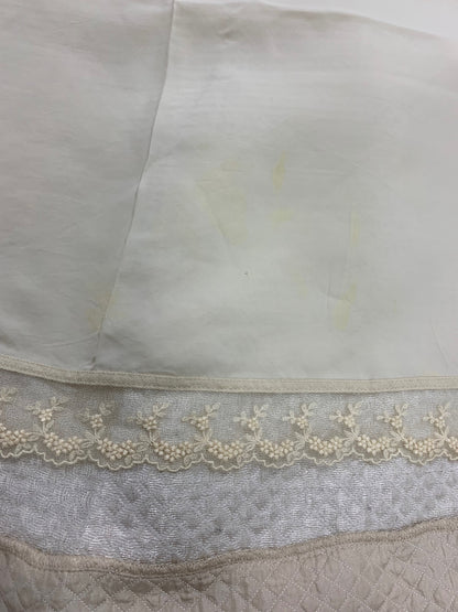 フォクシーブティック 18310 セットアップ 42 ベージュ ベスト スカート セーブルファー付 ITHHPM6IXYHO