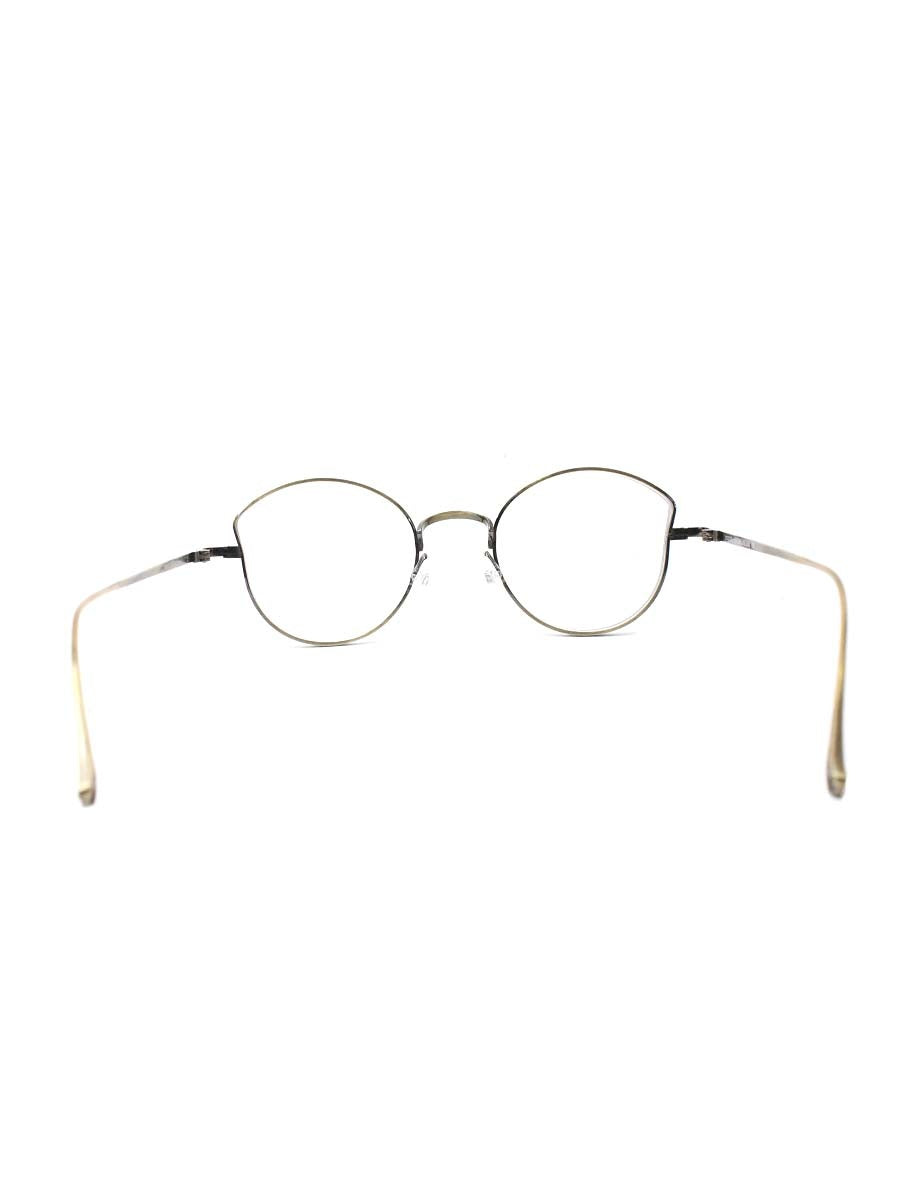 アキット PIN22 メガネ ゴールド メタルフレーム ボストン ITCNKNW6O0V2