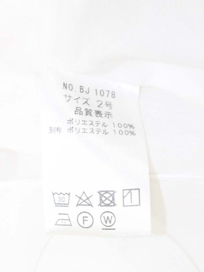 ポンヌフ BJ1078 チュニック 2 ホワイト フリル IT49OSPUH44Y