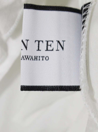 セブンテンバイミホカワヒト 2S506 ワンピース M ホワイト コットン フリル フレア ITZM1WTH22MS