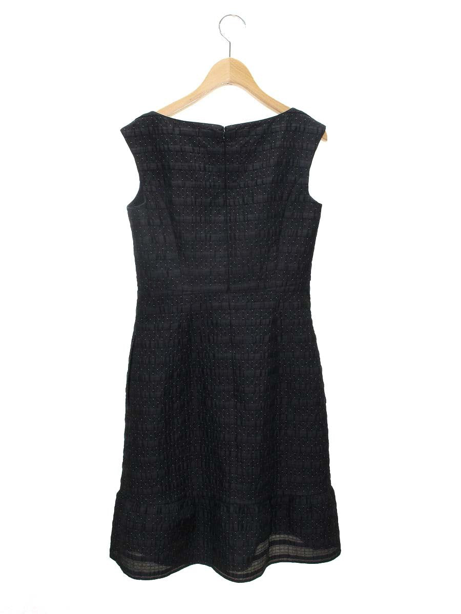 トッカ 洗える！SMALL SUNS ドレス OPTOKA0065 ワンピース 2 ブラック ジャガード IT07SMXAOTFS