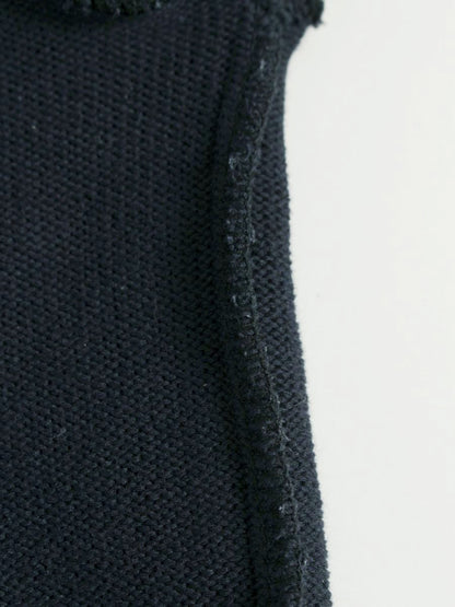 ルネ 6212430 ニット 34 ネイビー パール リボン ITF0DTGJF8RU