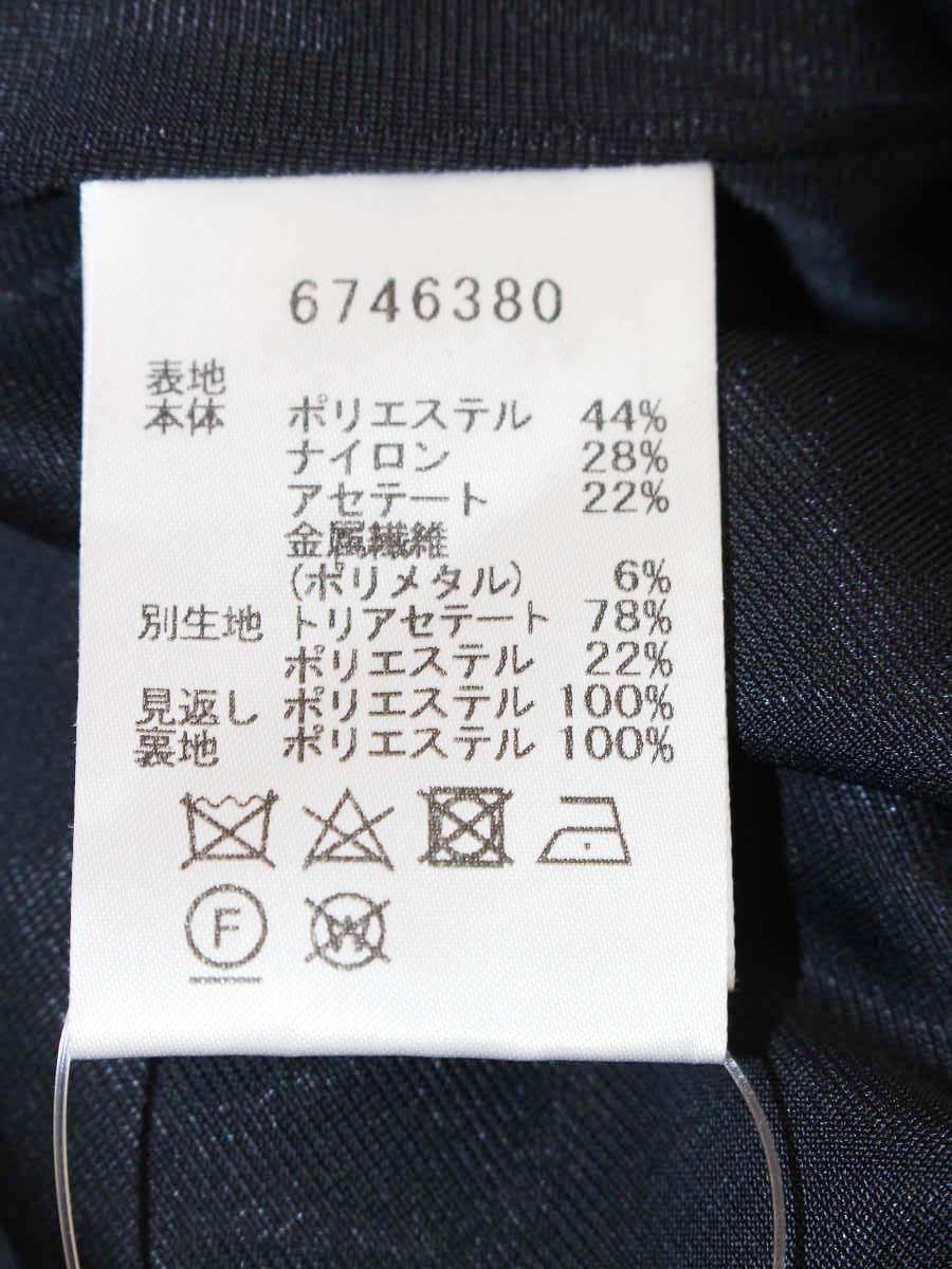 ルネ 6746380 ワンピース 34 ブラック TISSU ラメ ジャガード ベロア IT8MHGGDL49K