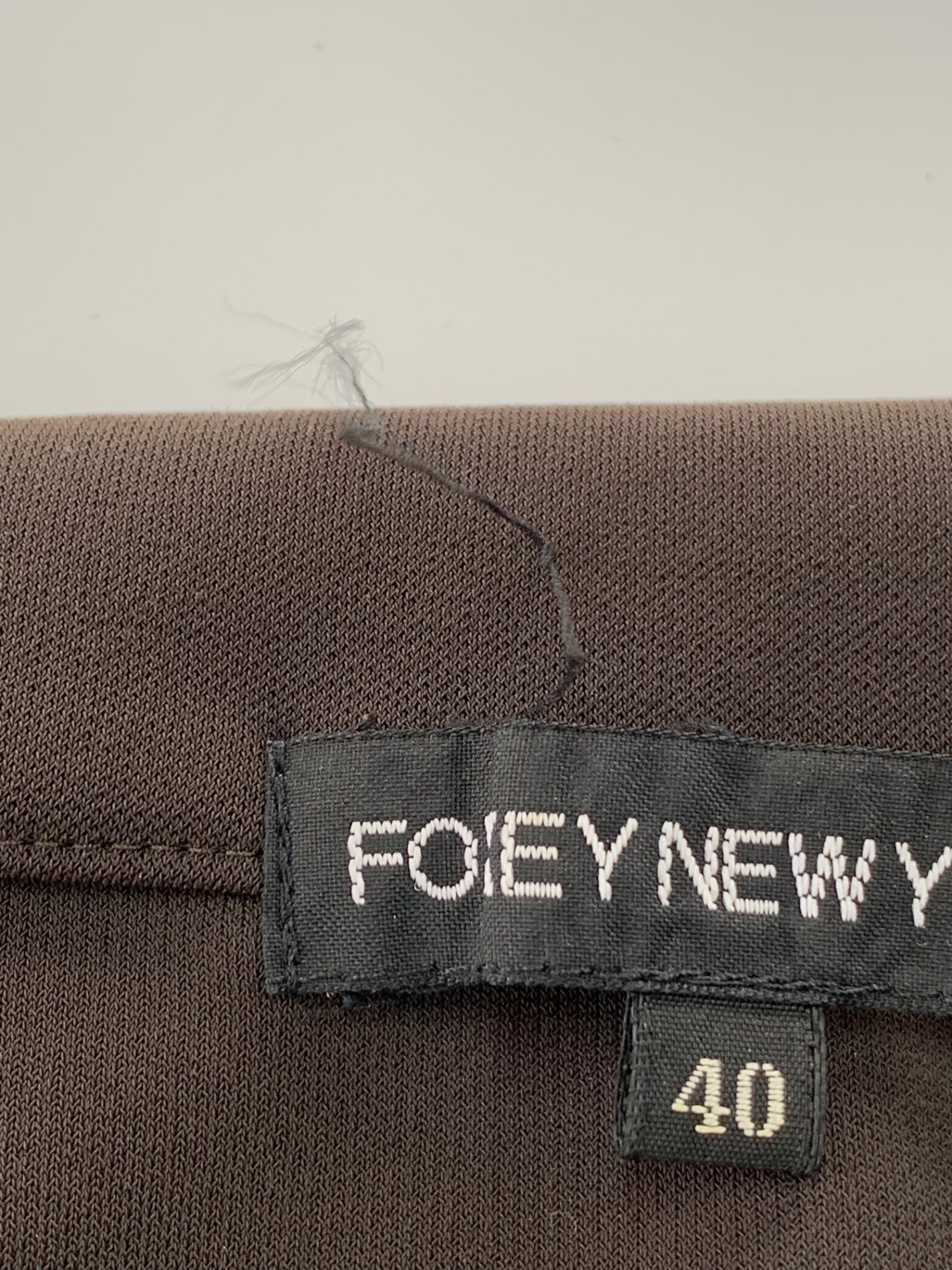 フォクシーニューヨーク 24134 カーディガン 40 ブラウン マットストレッチジャージー ITCE3SFELYB8