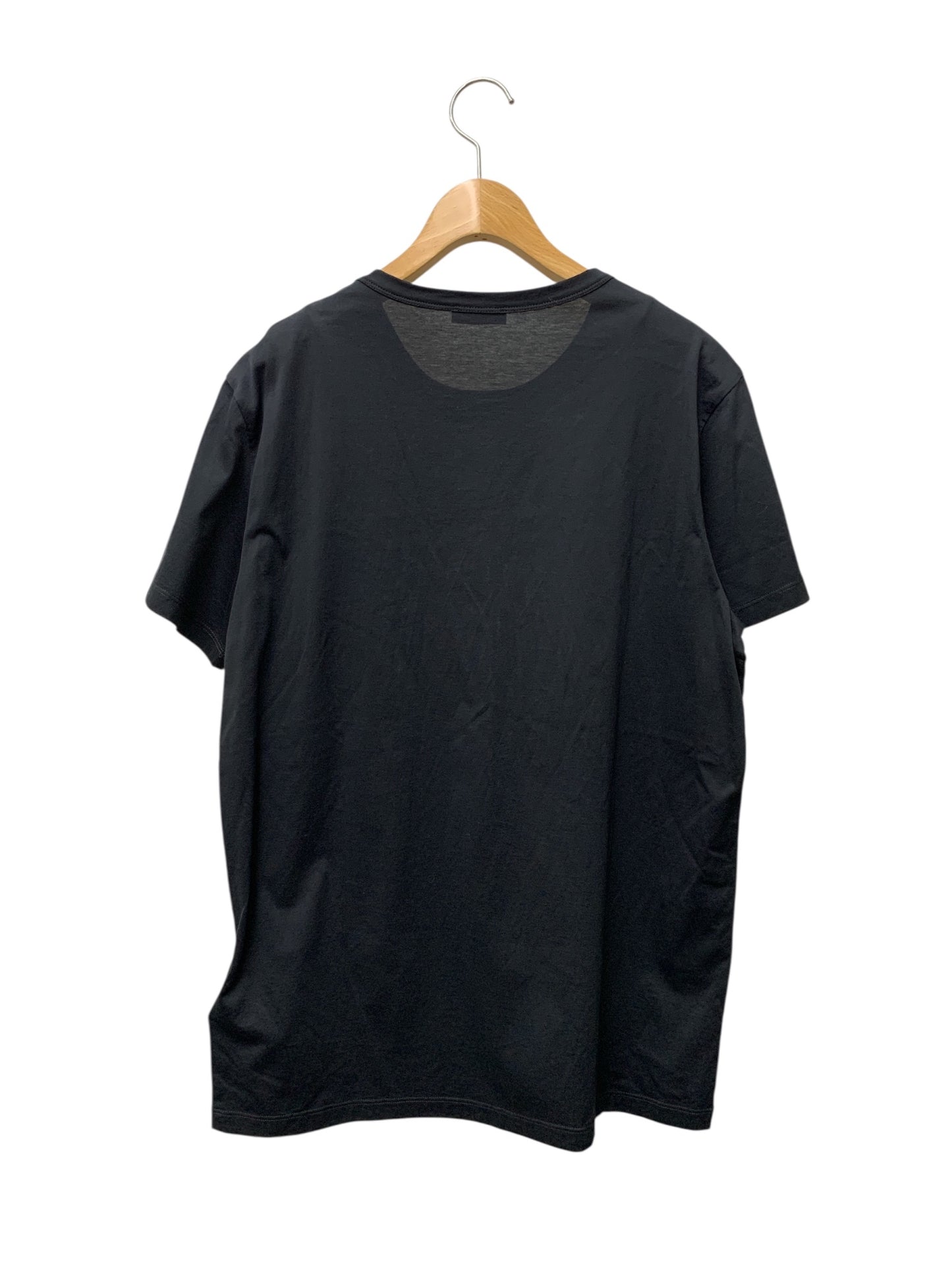 モンクレール MAGLIA T-SHIRT SS T-SHIRT F20918C78100 8390Y L ブラック ダブルロゴワッペン 半袖Tシャツ ITMS46LD1IBY