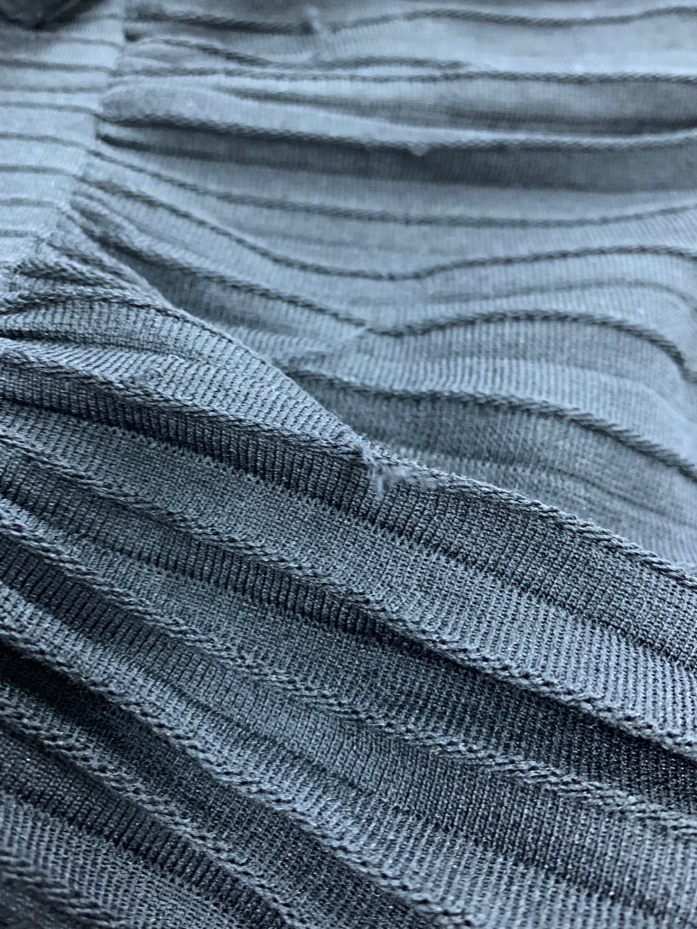 フォクシーブティック Stream ストリーム 42975 スカート 40 ブラック ニット プリーツ ITWJC0Y11FAS