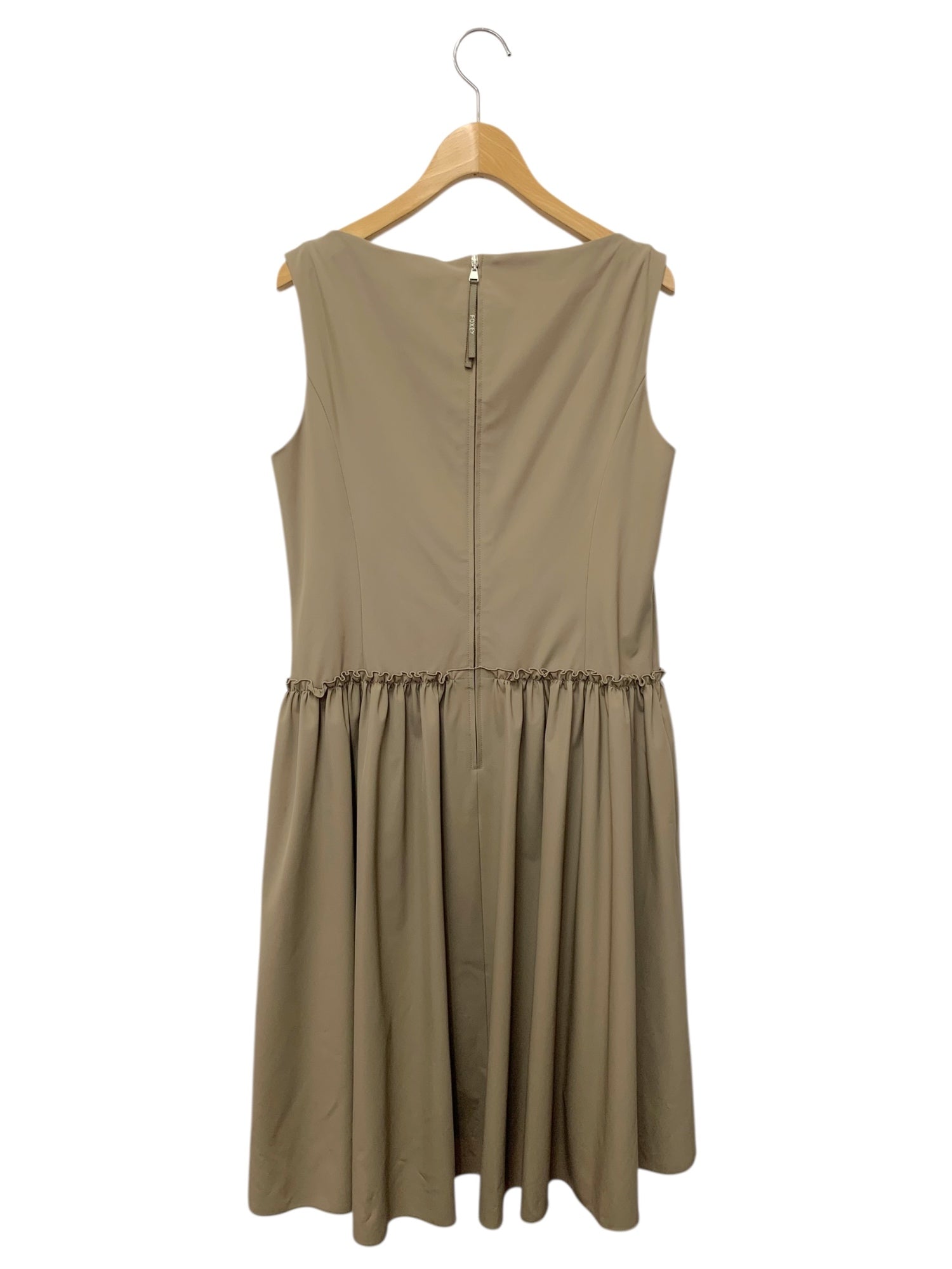 フォクシーニューヨーク 41004 ワンピース 40 ブラウン フレアー