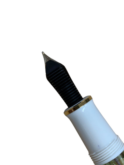 ペリカン 万年筆 スーベレーン M400 ホワイトトータス F 14C IT3BMJZH6ZB3