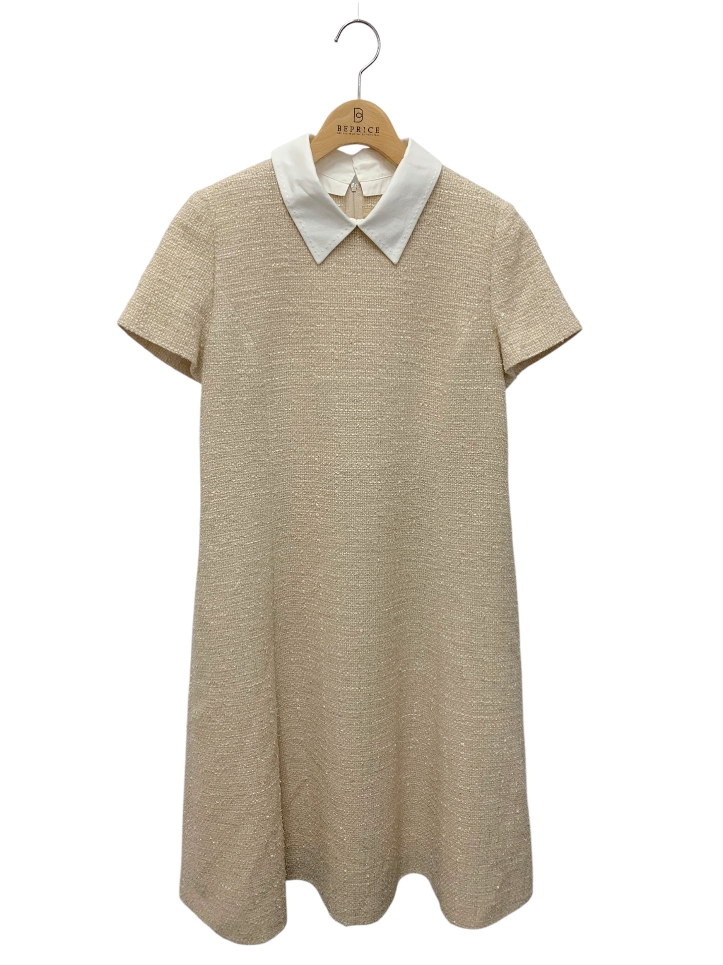 フォクシーブティック Dress Jessica ジェシカ 41449 ワンピース 40 ベージュ ツイード ITAGCHTRRO68