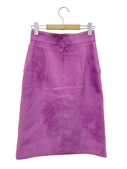 アナイ 101827-11-420-51-360 スカート 36 パープル スエード ITLTA0OS2UA8