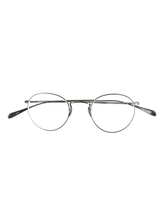 オリバーピープルズ Gallaway メガネ シルバー メタルフレーム フルリム ボストン ITJNRHAQVG16