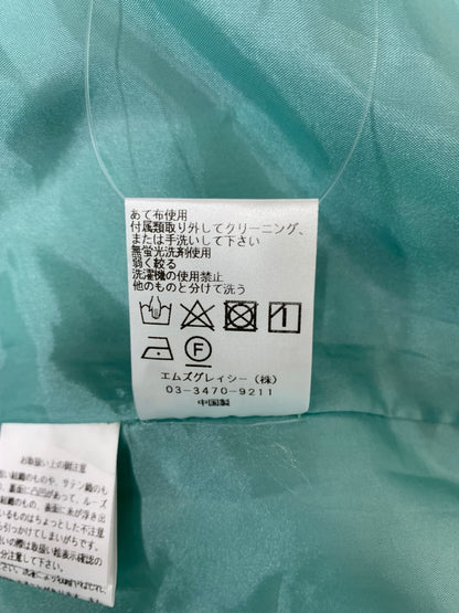 エムズグレイシー 裾刺繍タックワンピ―ス 411349 40 グリーン ITPRS7Q90XO8