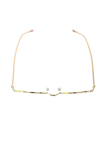 アンティミテ INE-1009 メガネ ゴールド/ミルクピンク INTIMITE BY EYEVAN アイヴァン メタルフレーム フルリム ラウンド ITR9XOZK30NW