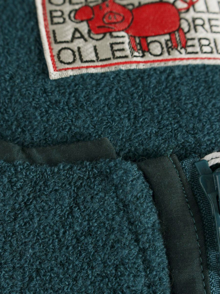 アルベロベロ 434453 ブルゾン F グリーン フリース ジップアップ ビジュー ITBJ2RA6PNDC