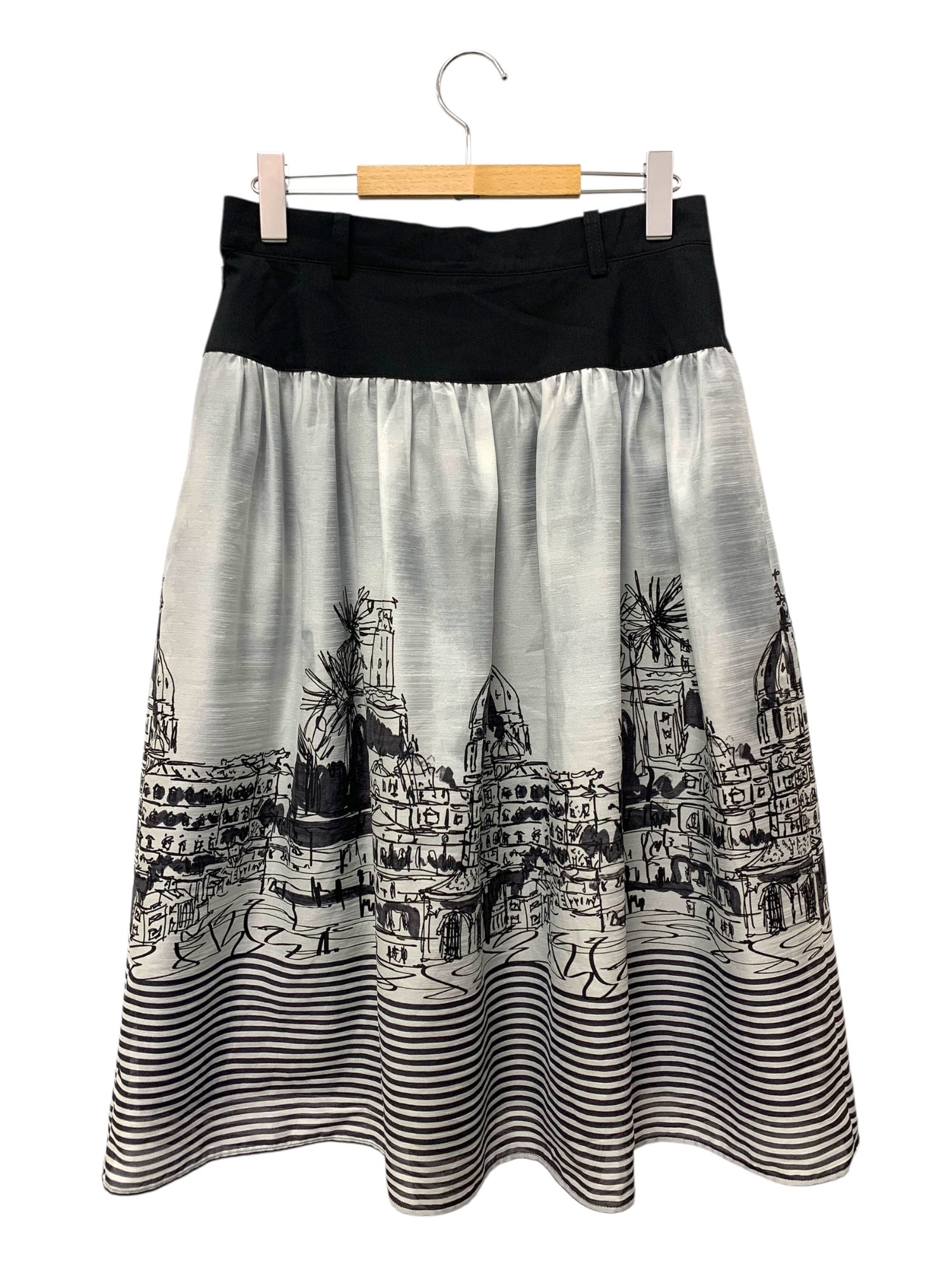 エムズグレイシー SPRING Collection 517105 スカート 40 ホワイト