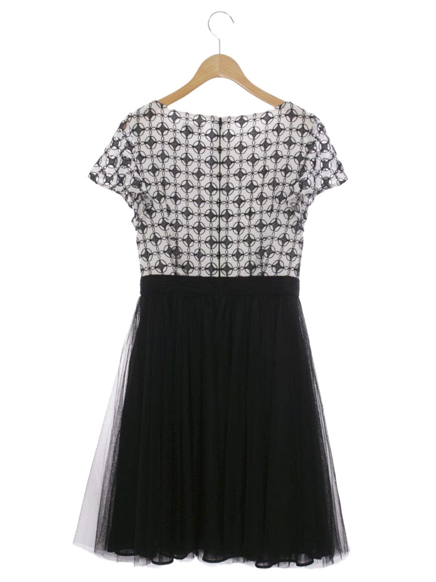 トッカ COPTOHM0340 ワンピース 0 ホワイト/ブラック カットワークフラワー 切替 チュール ITMOKNQWD4VI 【SALE】