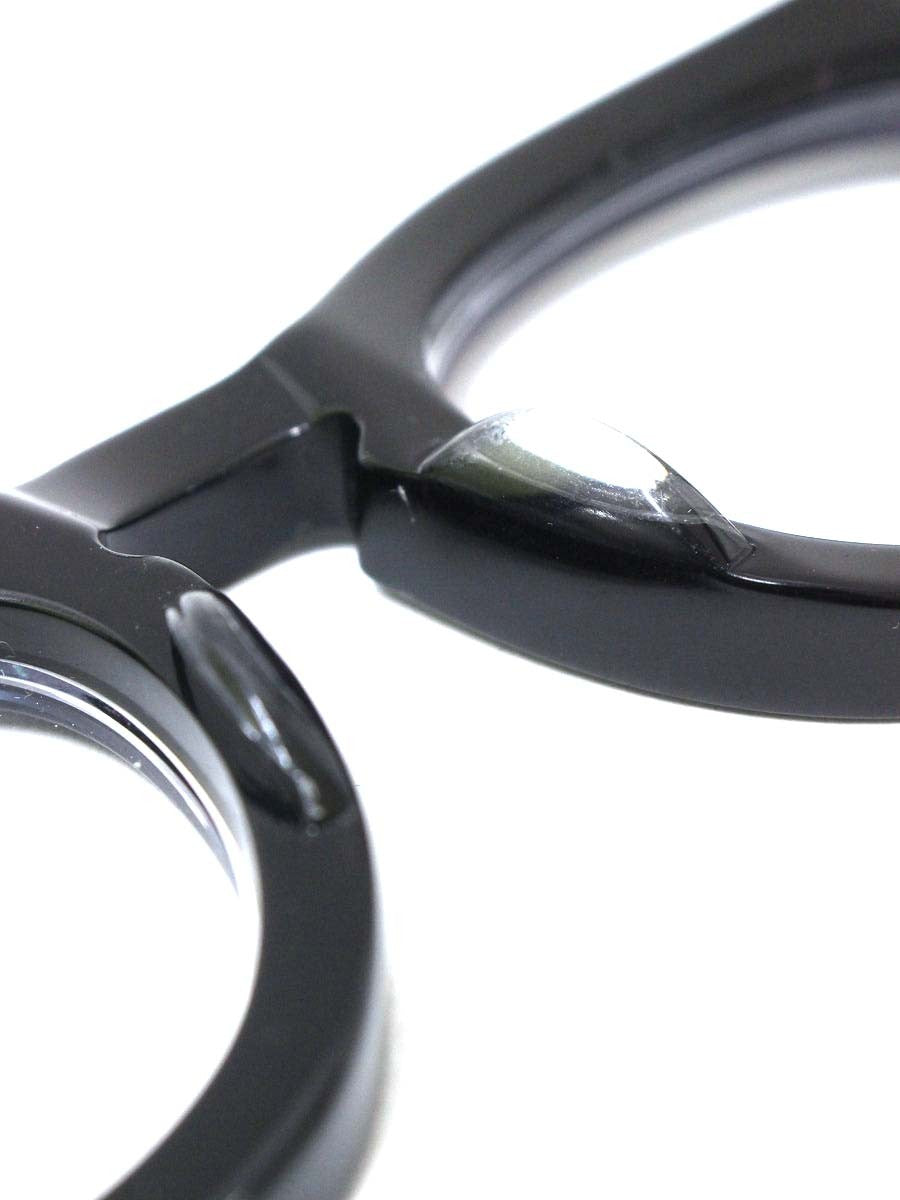 エフェクター TANTO タント メガネ ブラック セルフレーム ウェリントン ITFSSVRZONBK