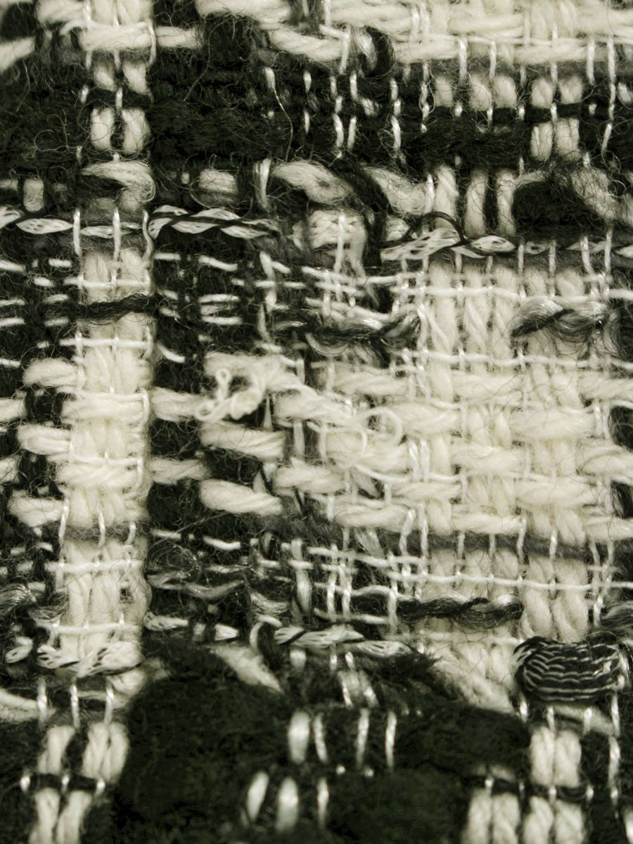 トゥービーシック W5S12-847-09 タイトスカート 40 ブラック ツイード 千鳥柄 ラメ ITZNPABJ5WL4