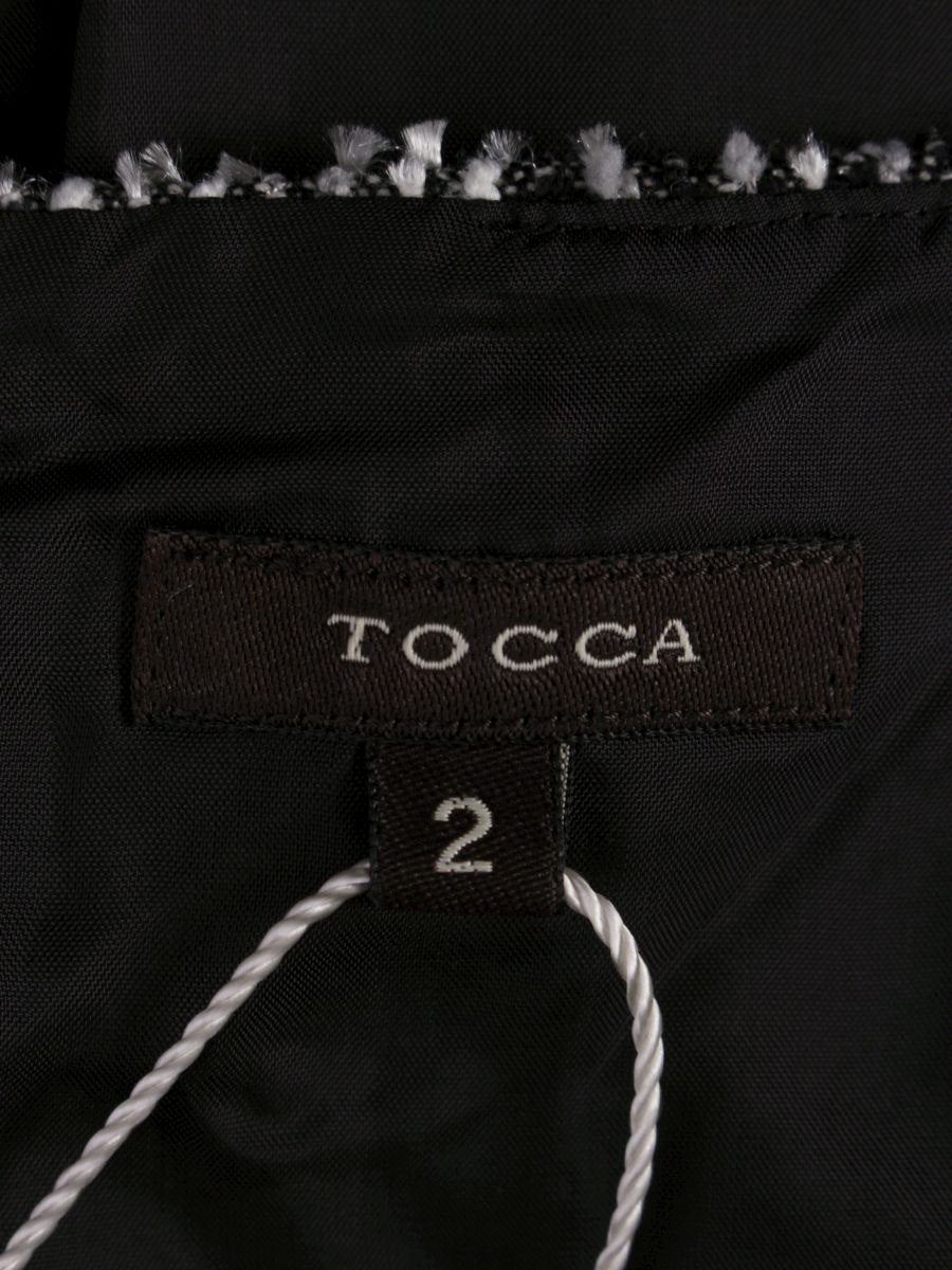 トッカ BRULEE ドレス OPTOYW0340 ワンピース 2 ブラック ツイード ITHFSO6EMPSS