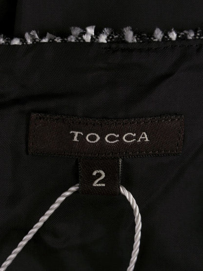 トッカ BRULEE ドレス OPTOYW0340 ワンピース 2 ブラック ツイード ITHFSO6EMPSS