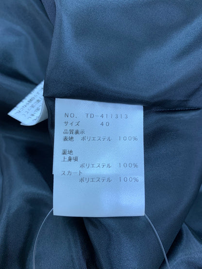 エムズグレイシー 411313 ワンピース 40 ブラック コサージュ付き ITAUAEUJZC3W