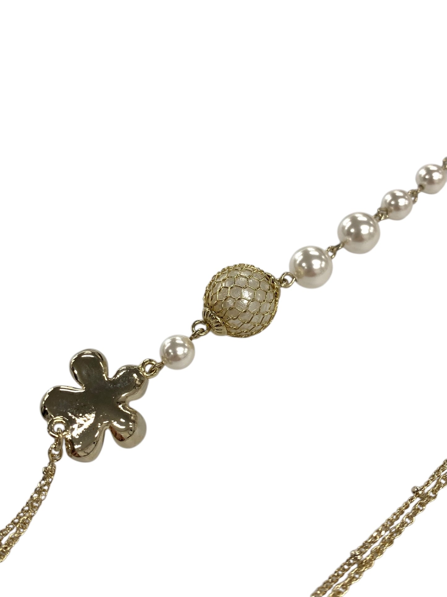 ルネ ネックレス ゴールド パール フラワー ビジュー ITDSAAG3HMW0