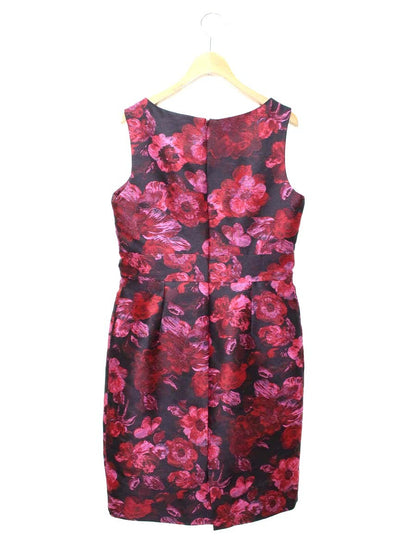 グレースコンチネンタル 1733 5221-0 ワンピース 38 レッド フラワーモチーフ ITU04DP1IFP0 【SALE】