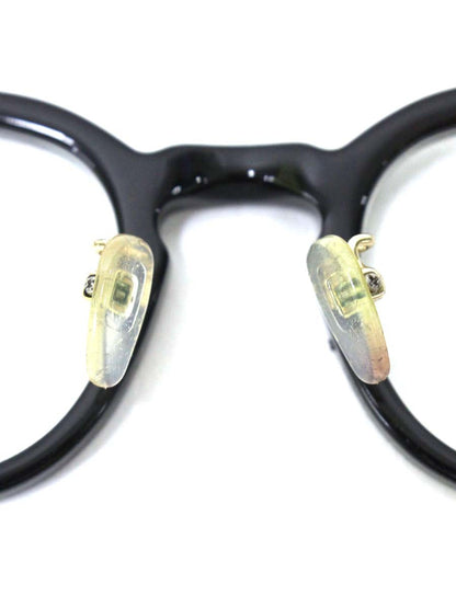 モスコット LEMTOSH メガネ ブラック/クリスタル セルフレーム フルリム ボストン ITDV1H2R5QCG