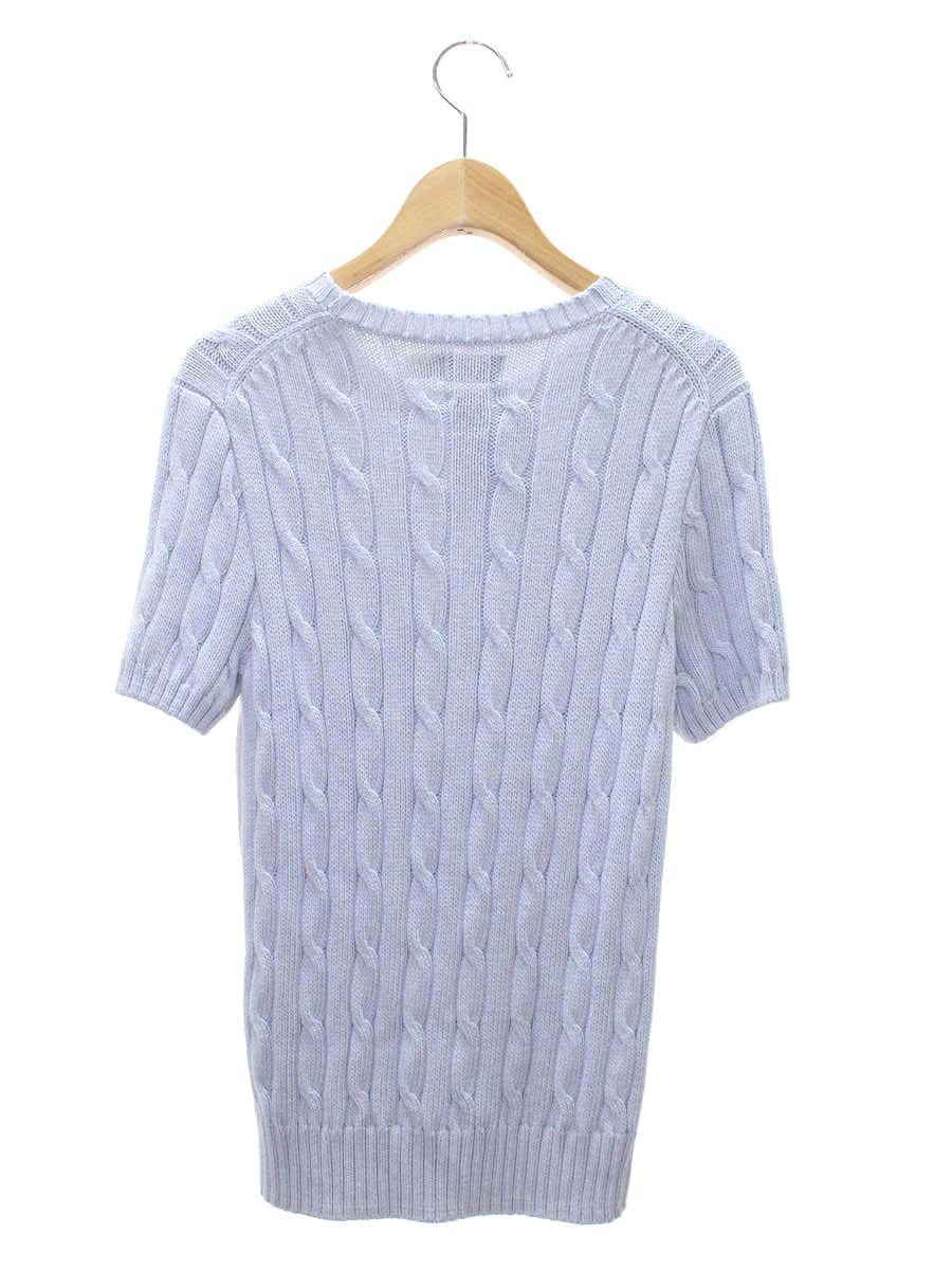 ポロラルフローレン ニット M ブルー ケーブル IT4QKFATHFHW