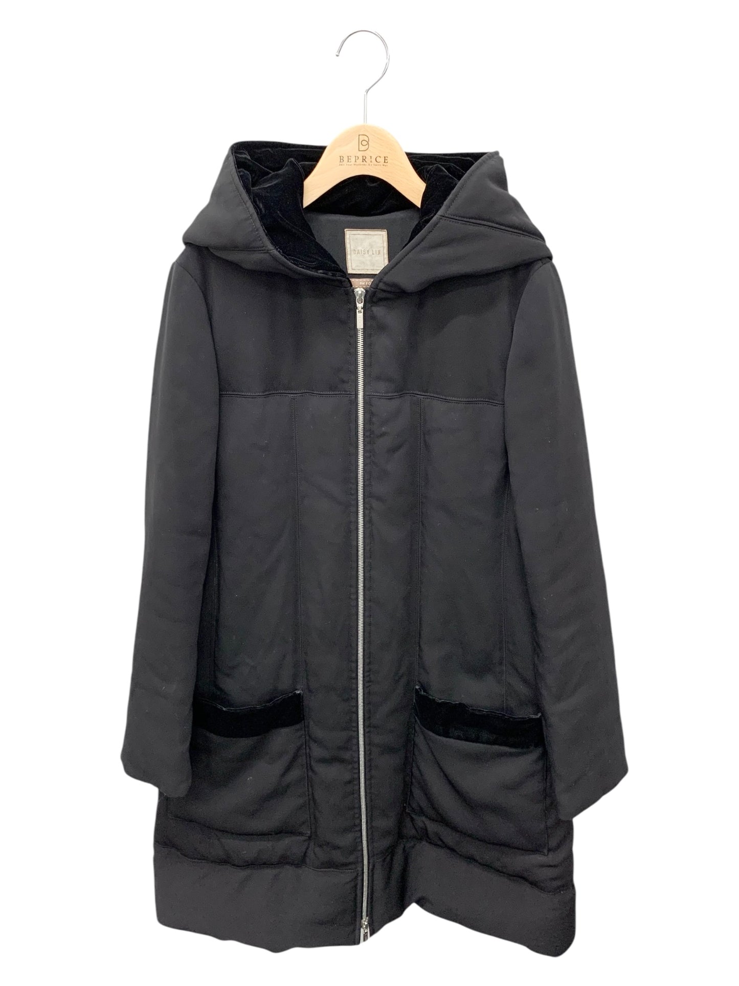 デイジーリン for フォクシー Daisy Princess 36680 ダウンコート 38 ブラック ITOG90N45P0Y