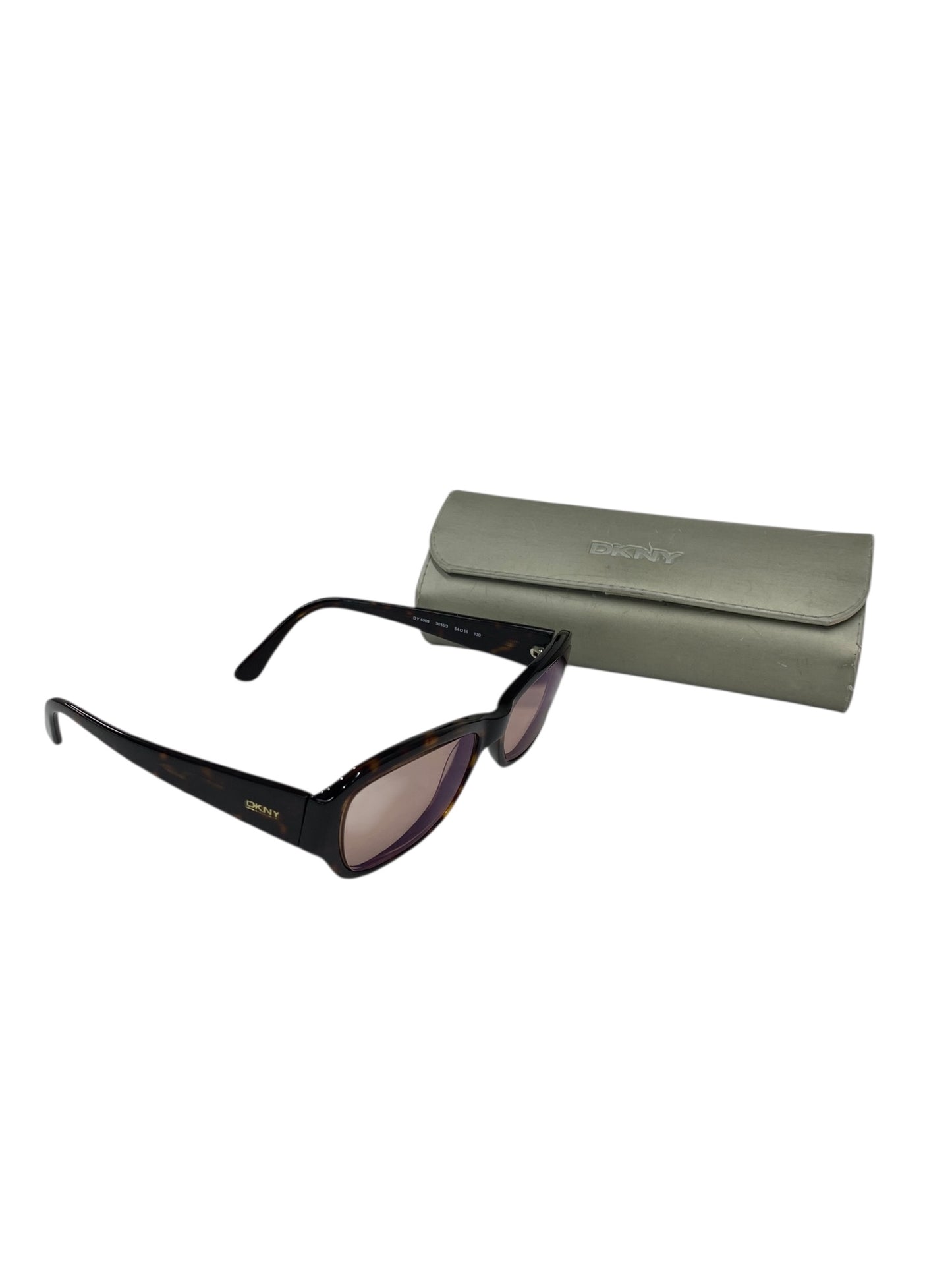 ダナキャラン DY4009 サングラス ブラウン セルフレーム フルリム スクエア ITIG51GPX26S