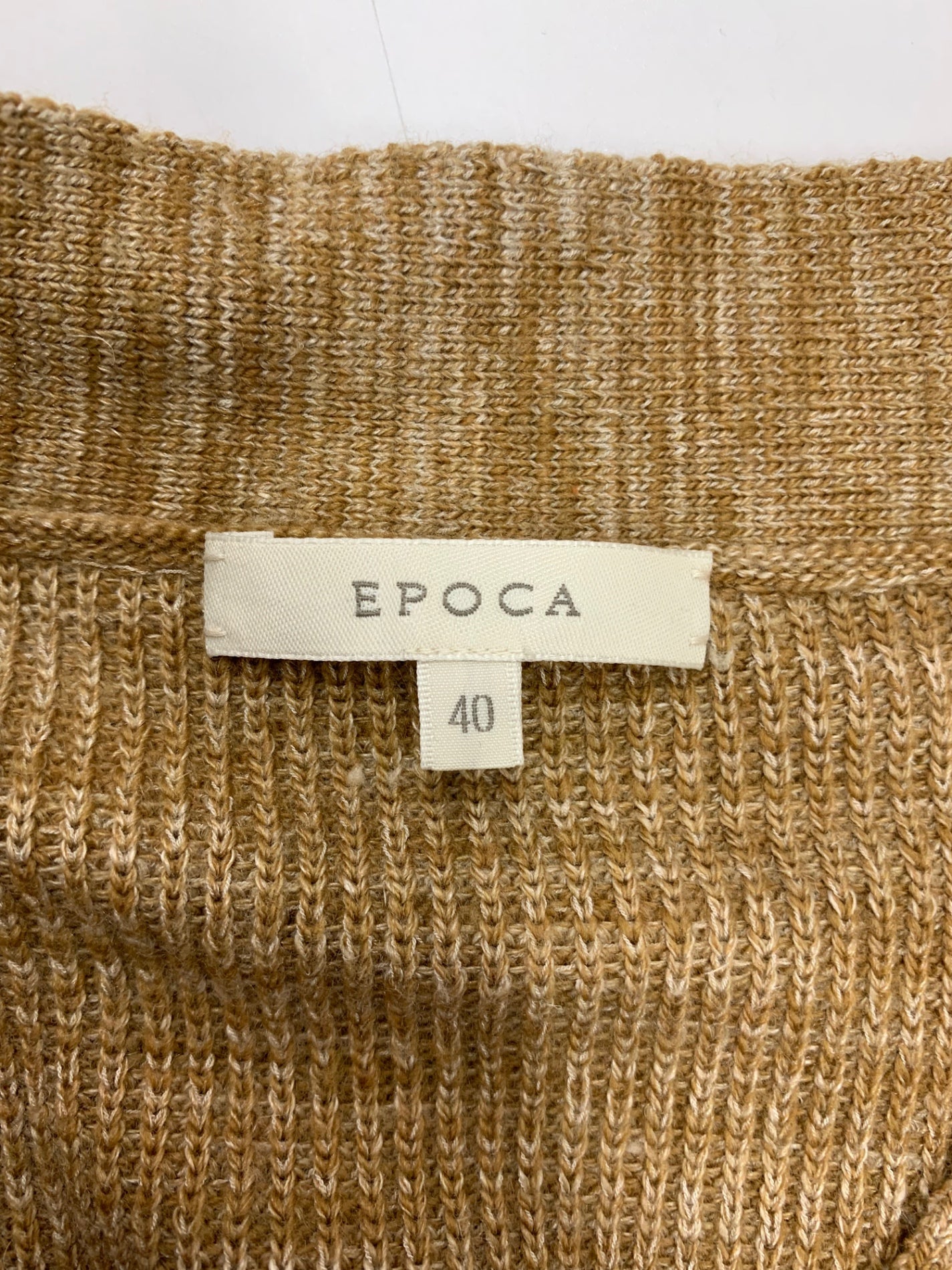 エポカ M5B01-660-40 カーディガン 40 ブラウン ウール混 ITWCBWHFK4SK