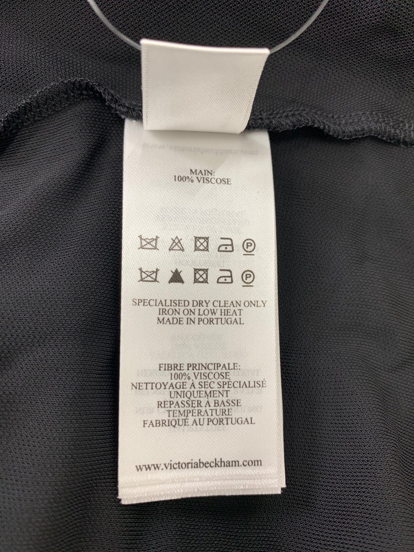 ヴィクトリアベッカム シングルスリーブ ドレス 1123WDR004377A ワンピース 38 ブラック ITNEEIJZQR4G