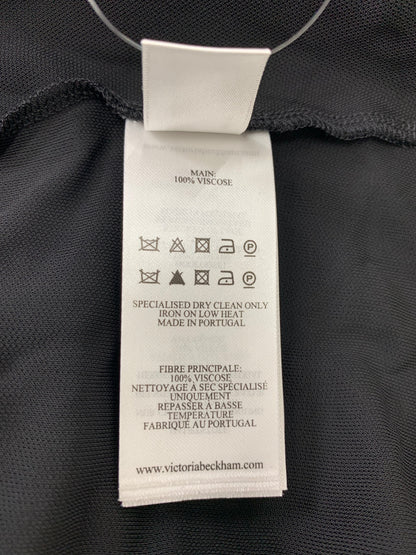 ヴィクトリアベッカム シングルスリーブ ドレス 1123WDR004377A ワンピース 38 ブラック ITNEEIJZQR4G
