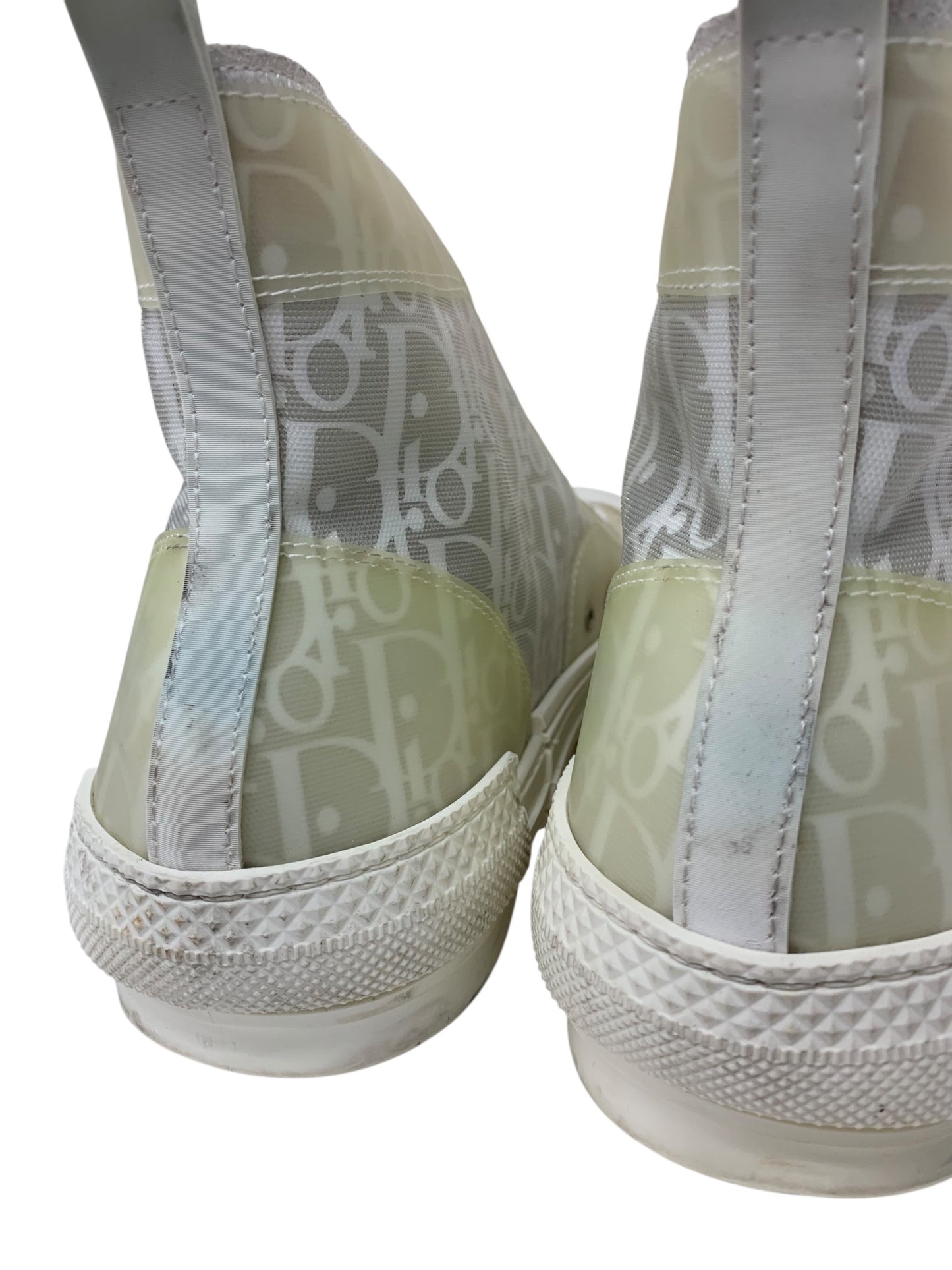 ディオール B23HT OBLIQUE TRANSEPARENCY 3SH118YNT スニーカー 46 ホワイト オブリーク ハイカット ITQKFZFRFK45 【SALE】