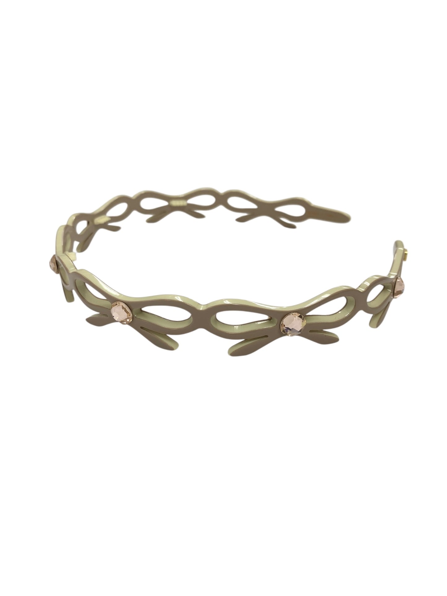 アレクサンドルドゥパリ カチューシャ ベージュ リボン ITZ8YRQV24YU