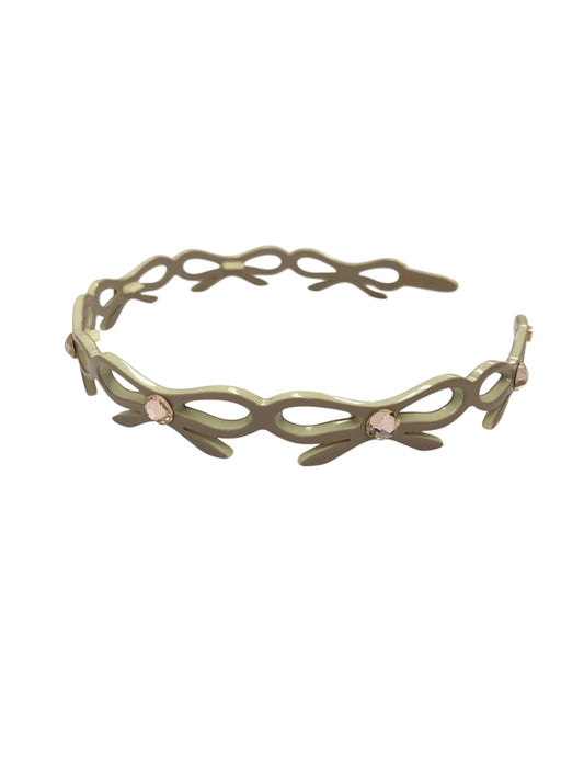 アレクサンドルドゥパリ カチューシャ ベージュ リボン ITZ8YRQV24YU