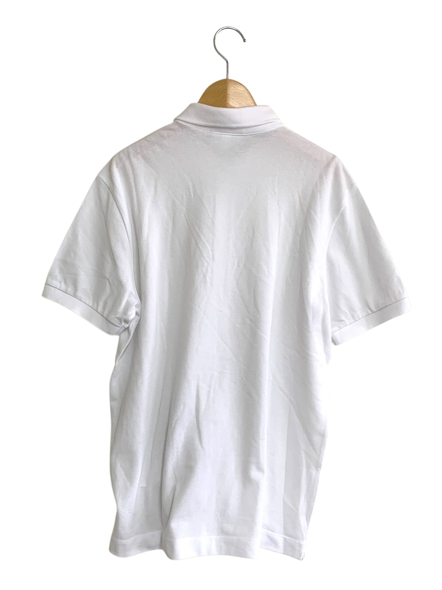 ラコステ レギュラーフィット ストレッチ パリポロシャツ (半袖) PH5522J 4-M ホワイト IT0GDK0ZRFA8