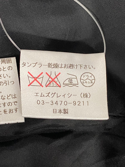 エムズグレイシー 421129 ワンピース 36 ブラック ビッグフラワー リボン IT0H1EX1RN5C